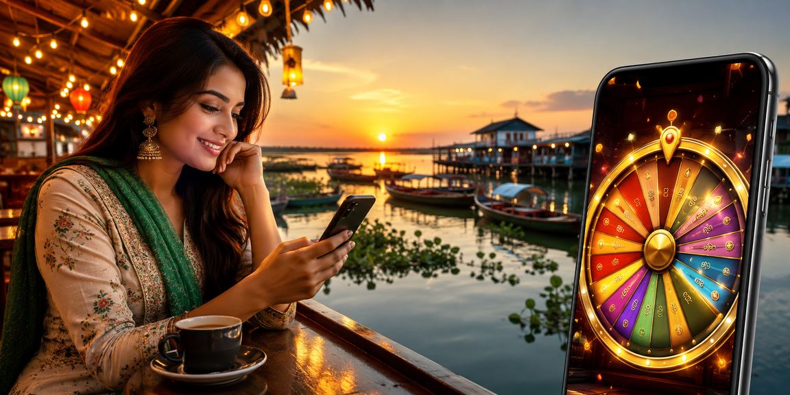 Roulette on mobile against the backdrop of Tanguar Haor